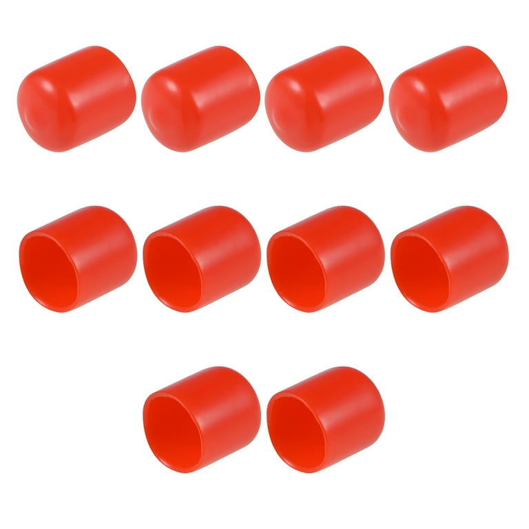 uxcell 200pcs Rubber End Caps 5/16 8mm ID Vinyl Round End Cap Cover Screw Thread Protectors Red uxcell 200pcs Rubber End Caps 5/16 8mm ID Vinyl Round End Cap Cover Screw Thread Protectors Red